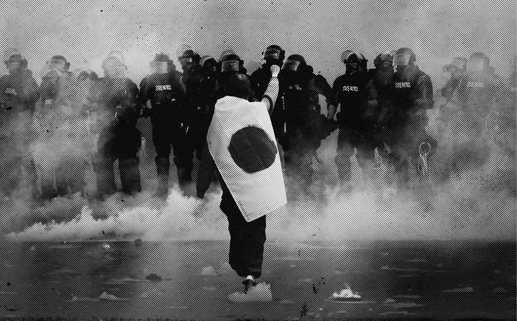 Blackspot Flag on a wall